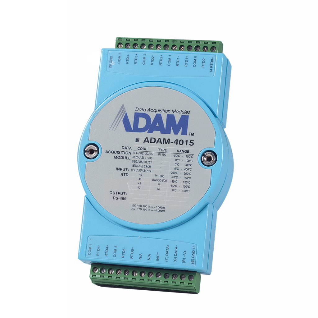 Advantech ADAM-4015 - 6xRTD RS-485 Remote I/O Module with Modbus