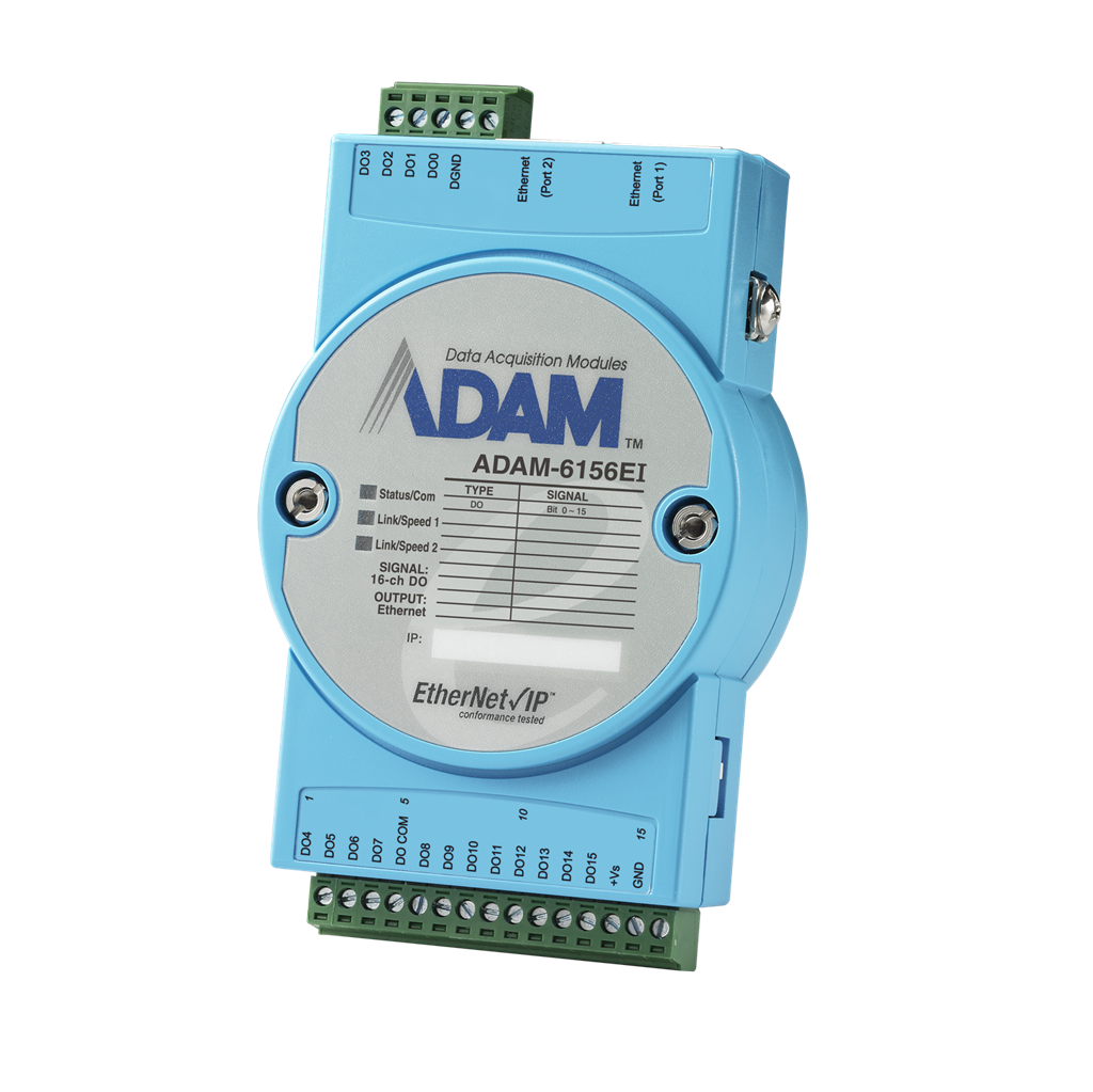 Advantech ADAM-6156EI - 16xDO EtherNet/IP Fieldbus Remote I/O Module