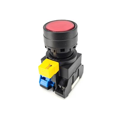 Idec HW1L-M1F10-R-240 - 22mm Illuminated Pushbutton Momentary 1NO Red
