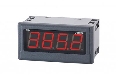 Lumel Digital Voltmeter Panel Mount 0-400VAC Input 20-40VAC/DC Supply