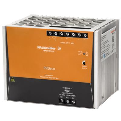 Weidmuller PRO ECO3, DIN Rail Power Supply, 960W, 24V, 40A
