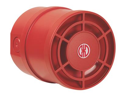 Werma 140.150.60 - Sounder, Multi-tone, 115-230VAC, Red