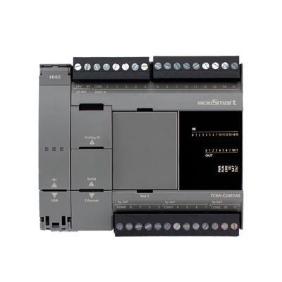 Idec FC6A-C24R1AE - PLC 24 I/O (14/10) CPU 100-240VAC Relay