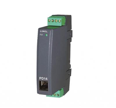 Lumel Programmable Transducer 4-20mA/0-10V/85-253VAC/DC