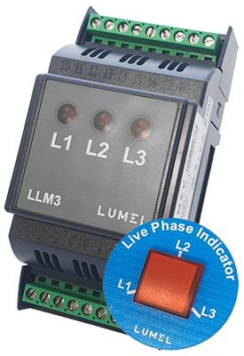 Lumel Live Phase Indicator, 3 x 230-400VAC