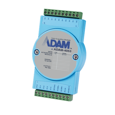 Advantech ADAM-4053 - 16xDI RS-485 Remote I/O Module