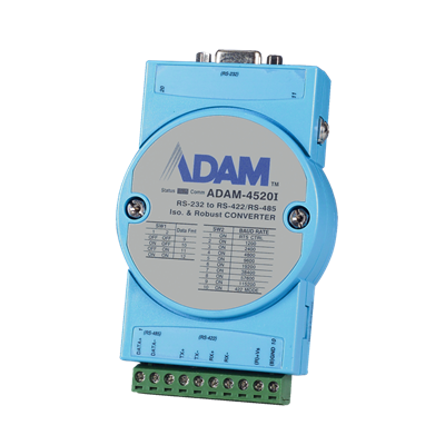 Advantech ADAM-4520I - Isolated RS-232 to RS-422/485 Converter Wide Operation Temperature