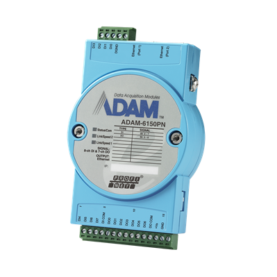 Advantech ADAM-6150PN - 8xDI/7xDO PROFINET Fieldbus Remote I/O Module