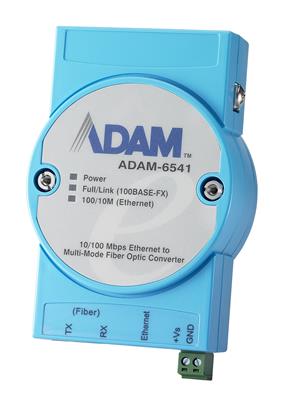 Advantech ADAM-6541 - Media Converter Ethernet to SC Multi-Mode Fibre 100Mbps 1310nm 2km