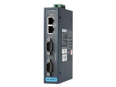 Advantech EKI-1522CI - 2-Port RS-422/485 Serial Device Server - Isolation, Wide Temp