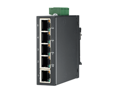 Advantech EKI-2525LI - 5 10/100Mbps Slim-type Unmanaged Ethernet Switch