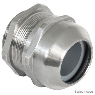 CMP 25TSM2TN5L/A - Industrial Nickel Plated Brass Cable Gland M25