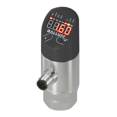 Balluff Pressure Sensor, 0-400bar, PNP-NPN, 4-20mA, 0-10V, BSP00YH