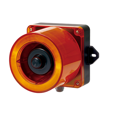 QLight QWCD35-110/220-A - LED Beacon & Sounder 110-220VAC Amber