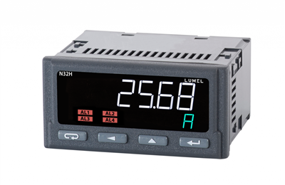 Lumel Digital N32H Meter of DC Circuit Parameters 4 Relay Outputs with RS-485