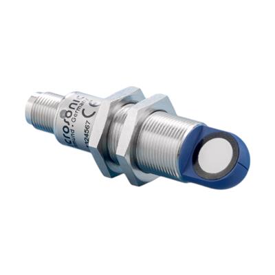 Microsonic Proximity Sensor, M18, 2 x Push-Pull, lpc+100/WK/CFF