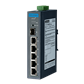 Advantech EKI-2706G-1GFPI - 6 Port Gigabit Unmanaged Ethernet Switch with 4 PoE+ Port - Wide Temp
